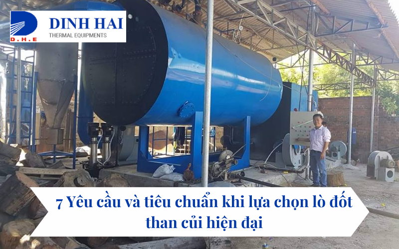 lò đốt than củi hiện đại