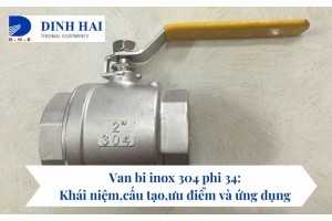 Van bi inox 304 phi 34