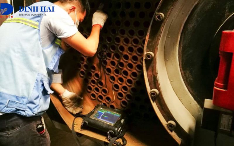 l&ograve; hơi l&agrave; thiết bị chịu &aacute;p lực bắt buộc phải được kiểm định v&agrave; bảo dưỡng theo định kỳ.
