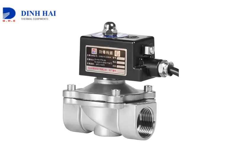 Van điện từ gas là loại van sử dụng lực điện từ để điều khiển trạng thái đóng hoặc mở của dòng gas