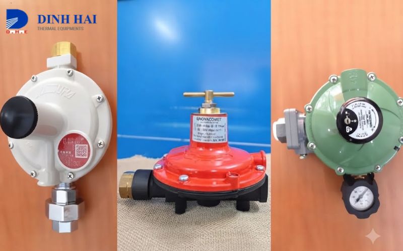 Các loại van giảm áp gas phổ biến