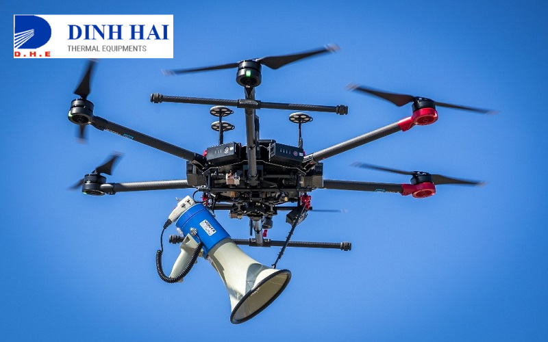 Drone trong kiểm định nồi hơi