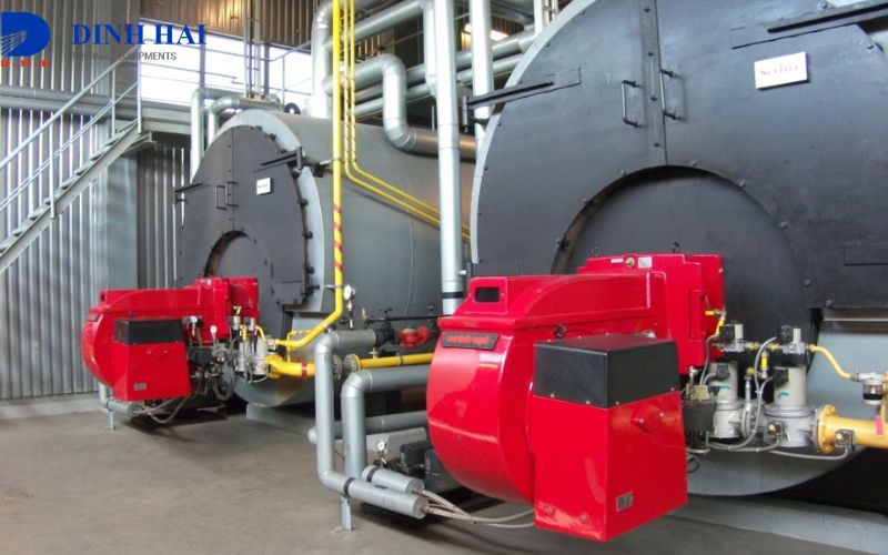 Đầu đốt c&ocirc;ng nghiệp h&igrave;nh ảnh thực tế