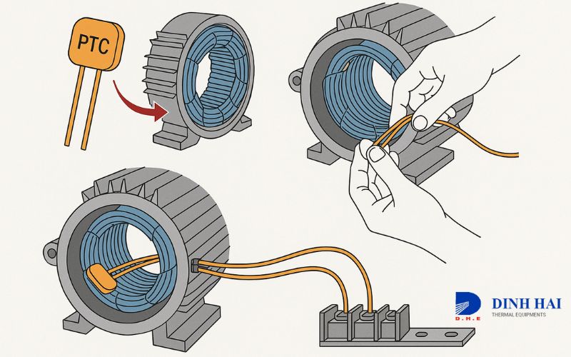 Nguyên lý hoạt động của cảm biến nhiệt độ PTC