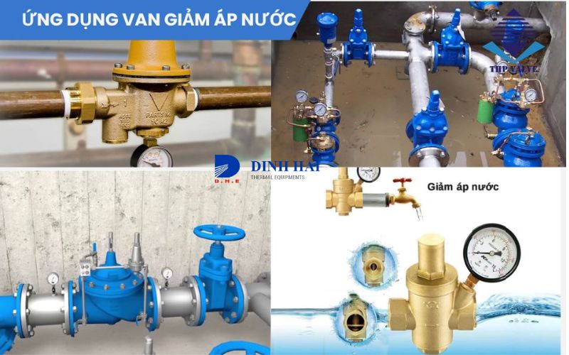 ứng dụng đa dạng của van điều áp nước